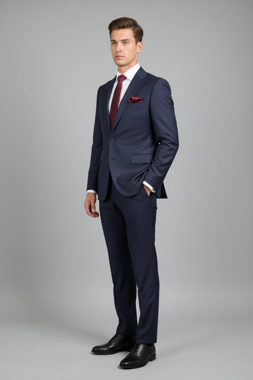 Navy Blue wool suit  – Drop 6