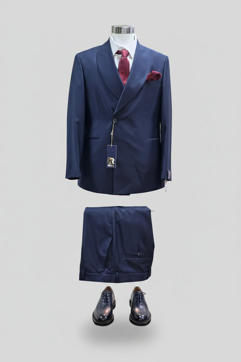 Navy Blue wool suit  – Drop 6