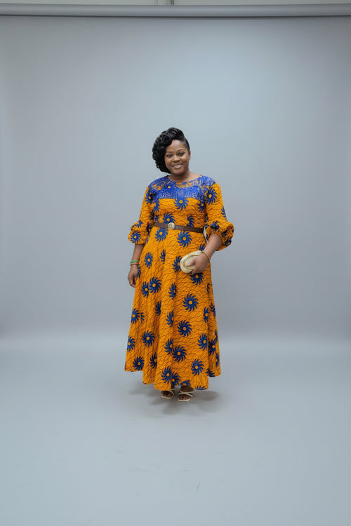 100% ankara dress