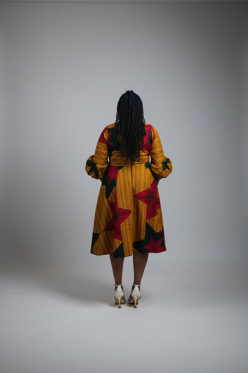 100%cotton ankara dress