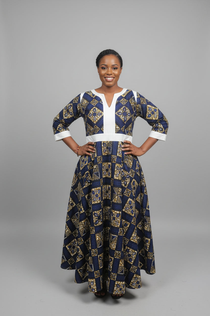 Ankara gown