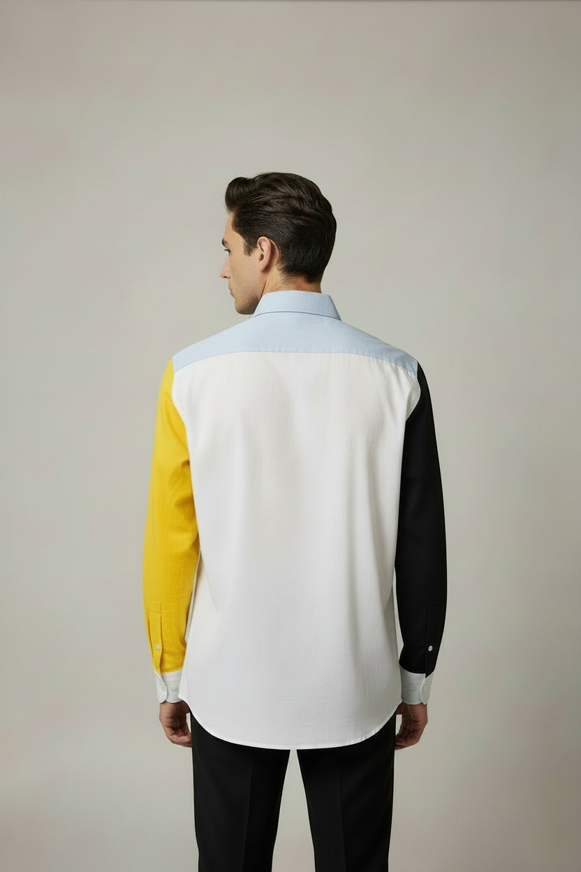 Linen two pockets shirt