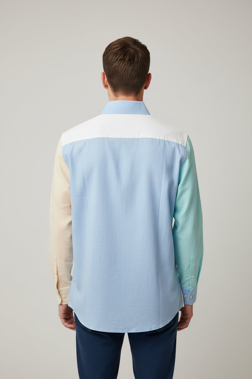 Linen shirt with two pockets