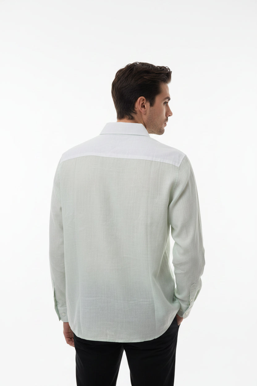 Long sleeve linen shirt