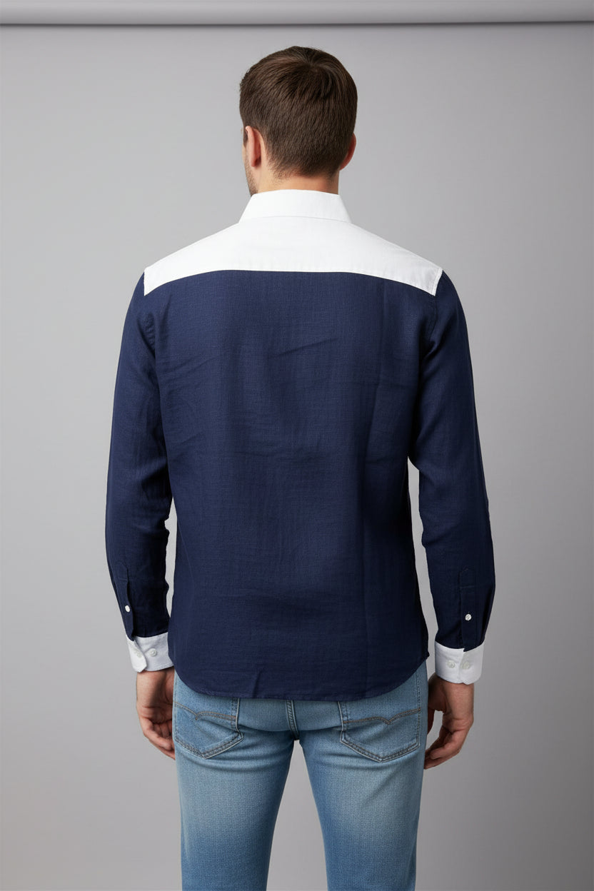 Long sleeve linen shirt