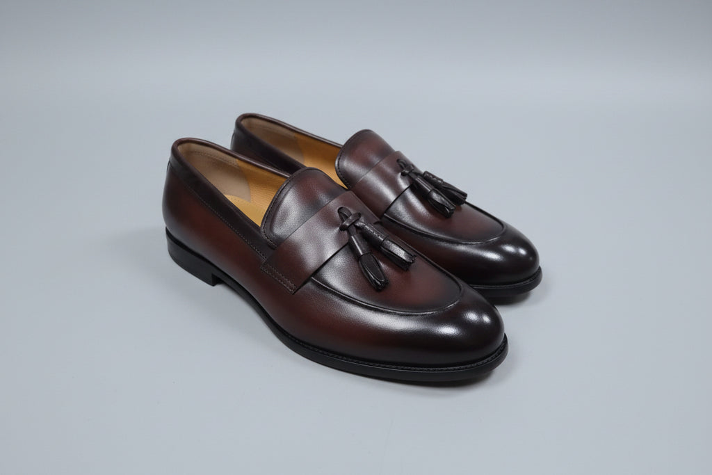 Louis boston 2 pompom leather shoe