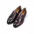 Louis boston 2 pompom leather shoe