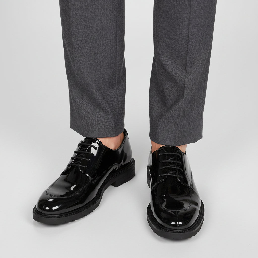 John foster patent leather shoe