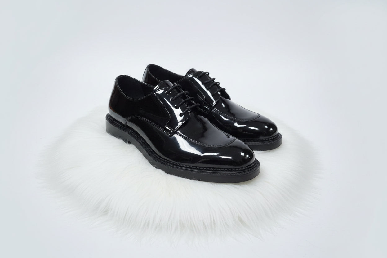 John foster patent leather shoe