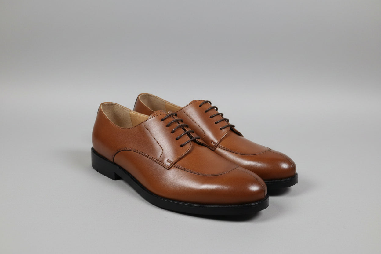 John foster brown leather shoe