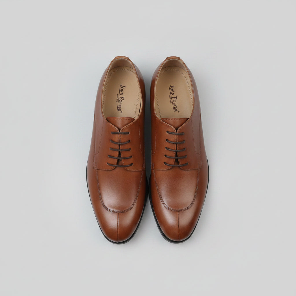 John foster brown leather shoe