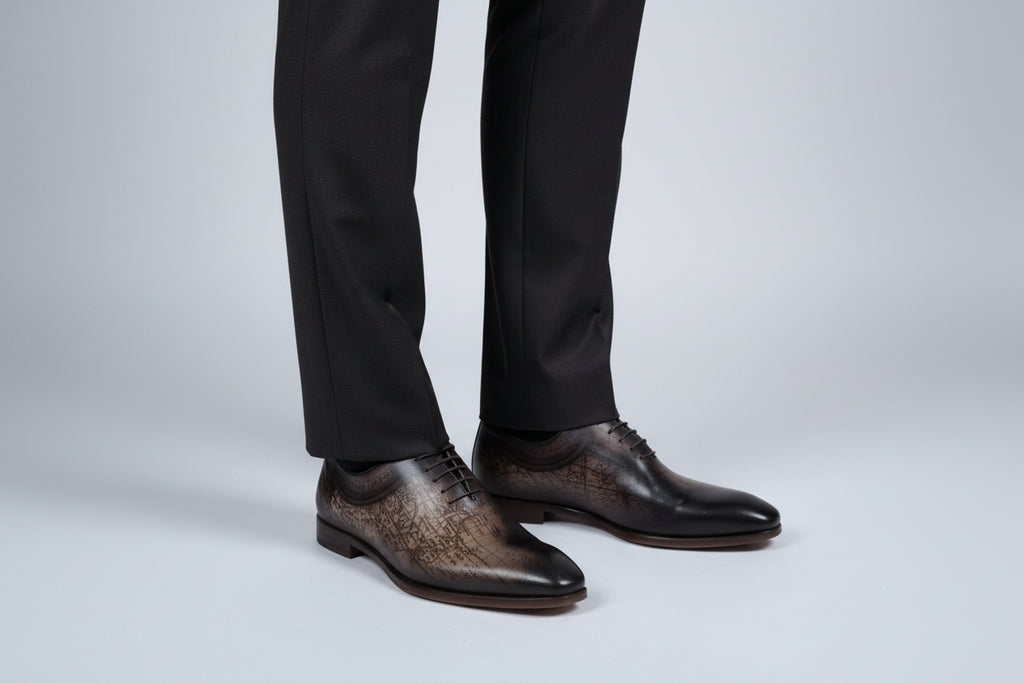 Vero cucio leather hand made shoe
