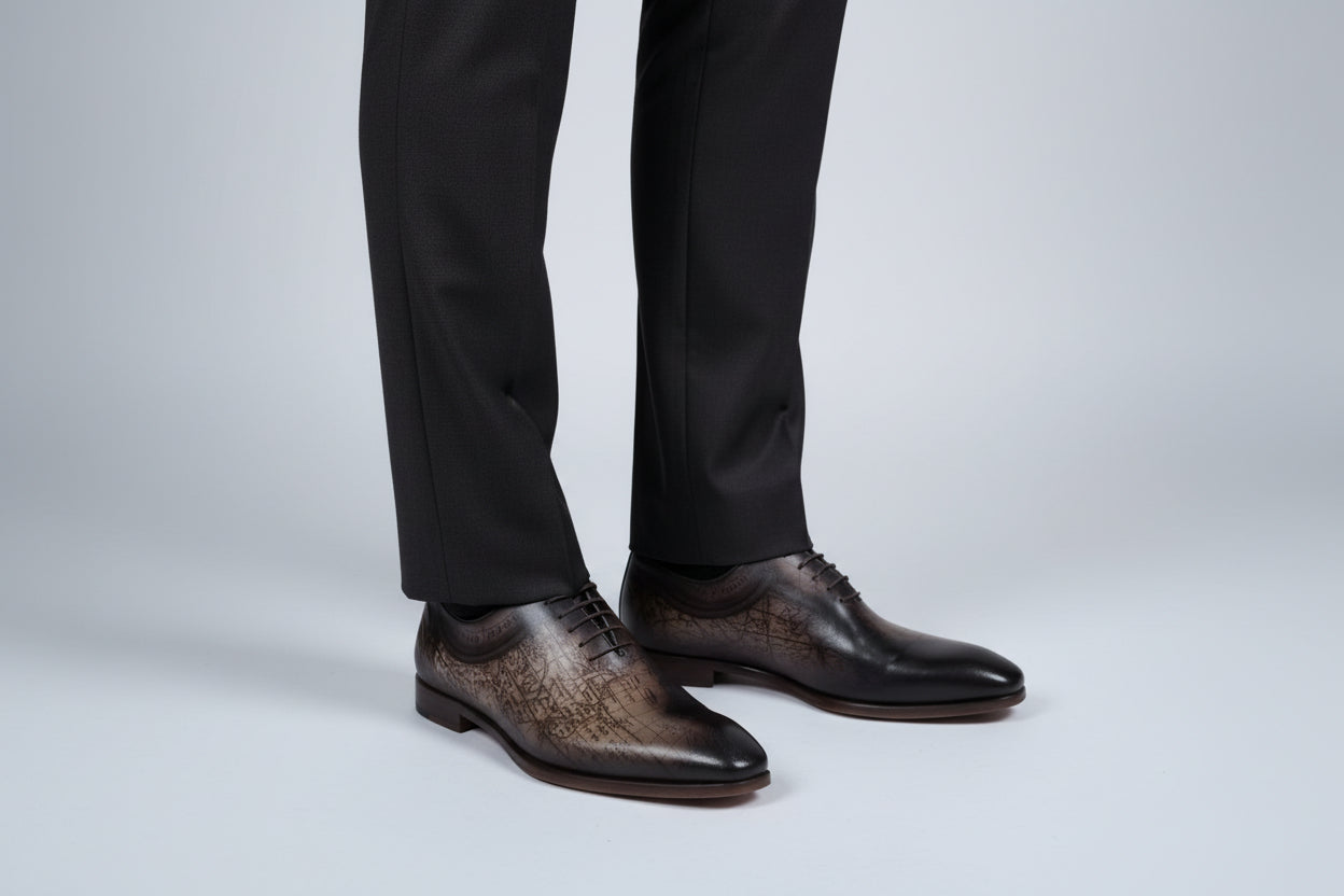 Vero cucio leather hand made shoe