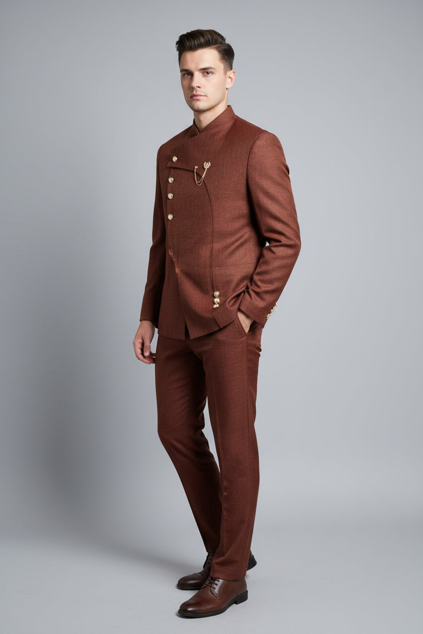 Two piece royal suit