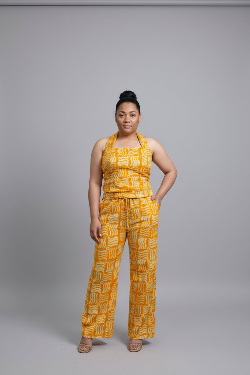 Tie and dye two piece matching set