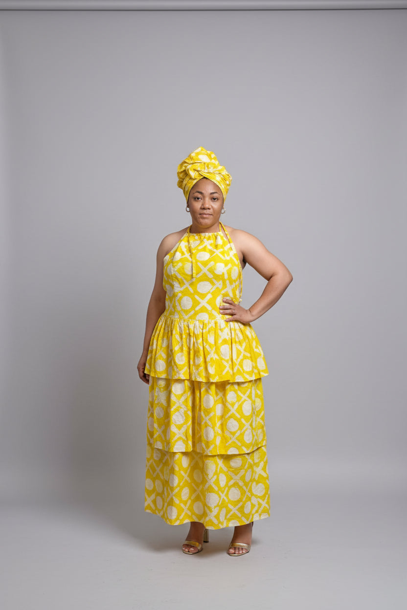 Tie and dye elegant wear