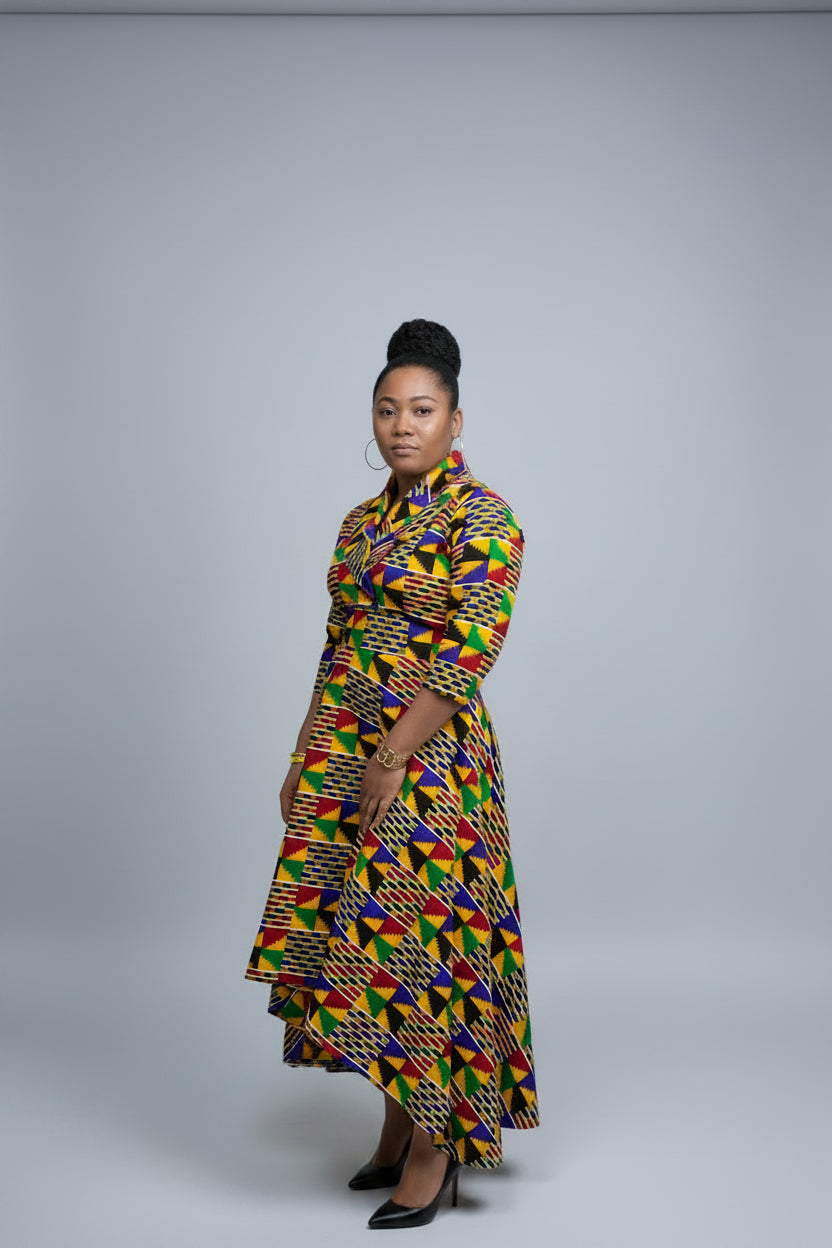 Kente royal gown
