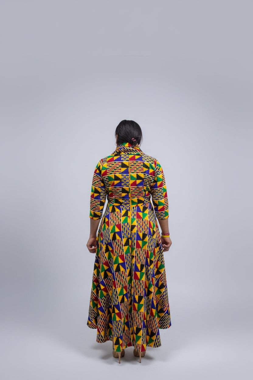 Kente royal gown