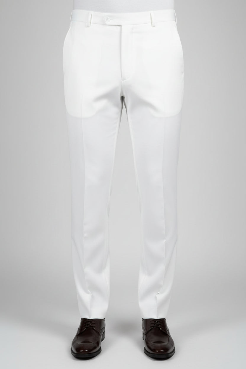 The White Double-Breasted Ceremonial Suit