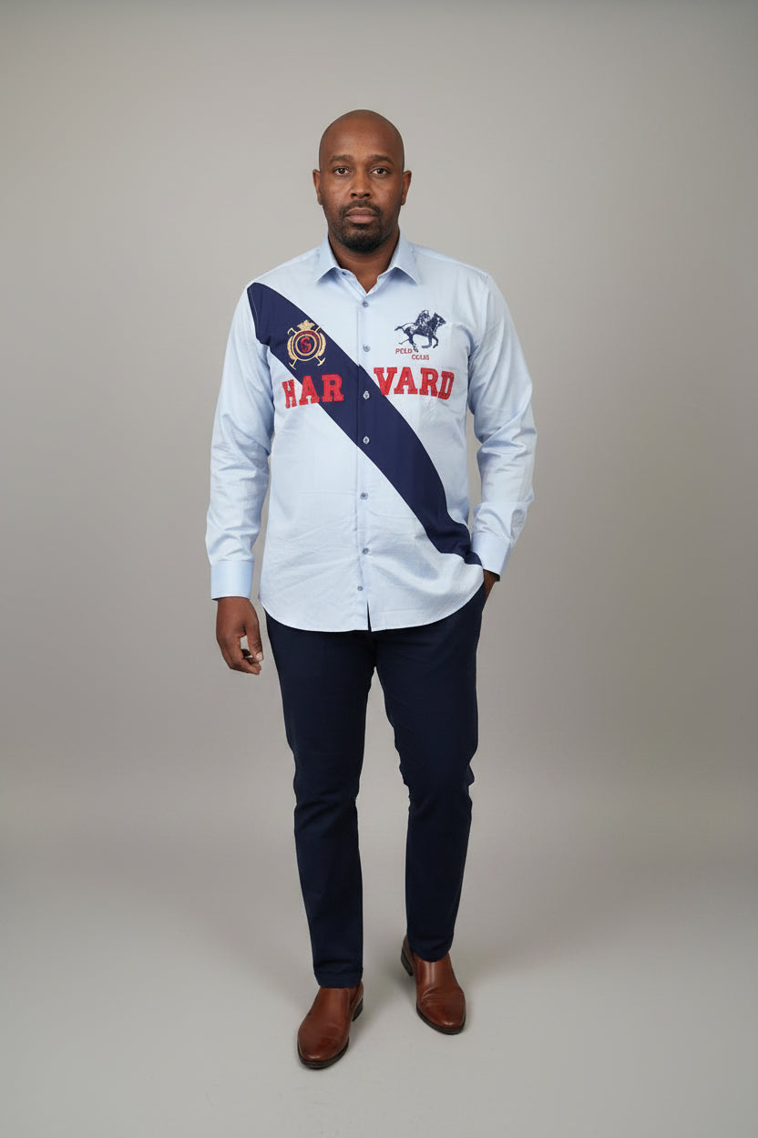 Men's Harvard Polo Sash Shirt