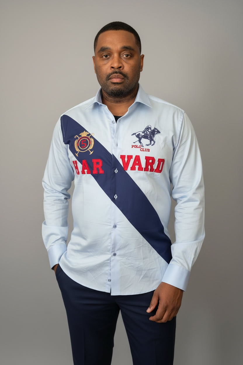 Men's Harvard Polo Sash Shirt