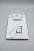 Fino Martin Slim Fit Textured Double Cuff Dress Shirt