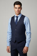 Alberto Roma Non-Iron Blue Textured Dress Shirt – Italian Luxury