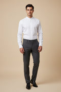 Ricardo Martinez White Mandarin Collar Dress Shirt – Premium Menswear