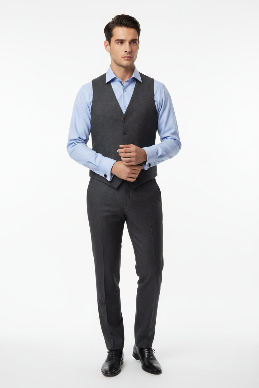 Little Martin Blue French Cuff Dress Shirt – Premium Formal Menswear