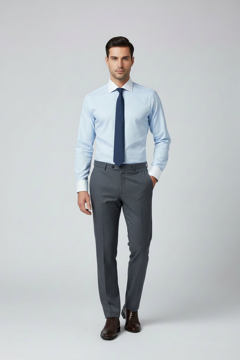 Light Blue Classic Collar Shirt