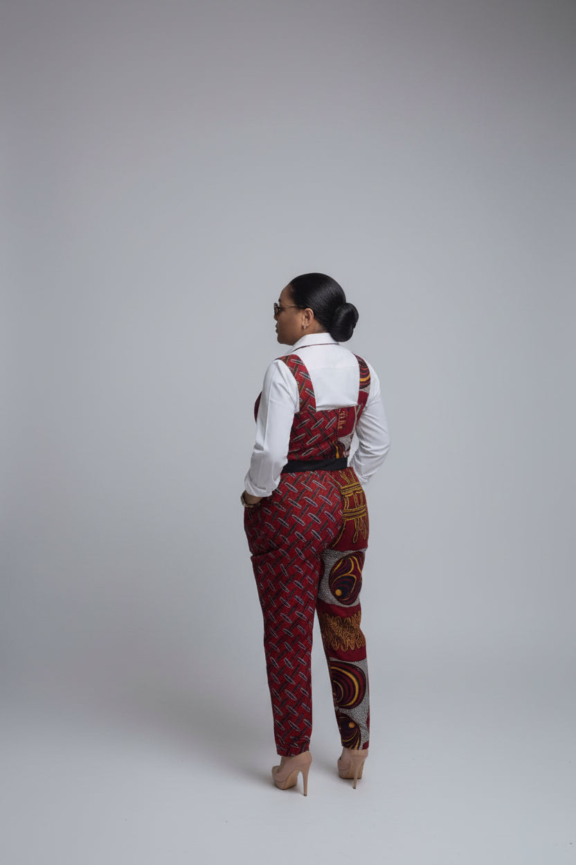 Ankara style jumpsuit