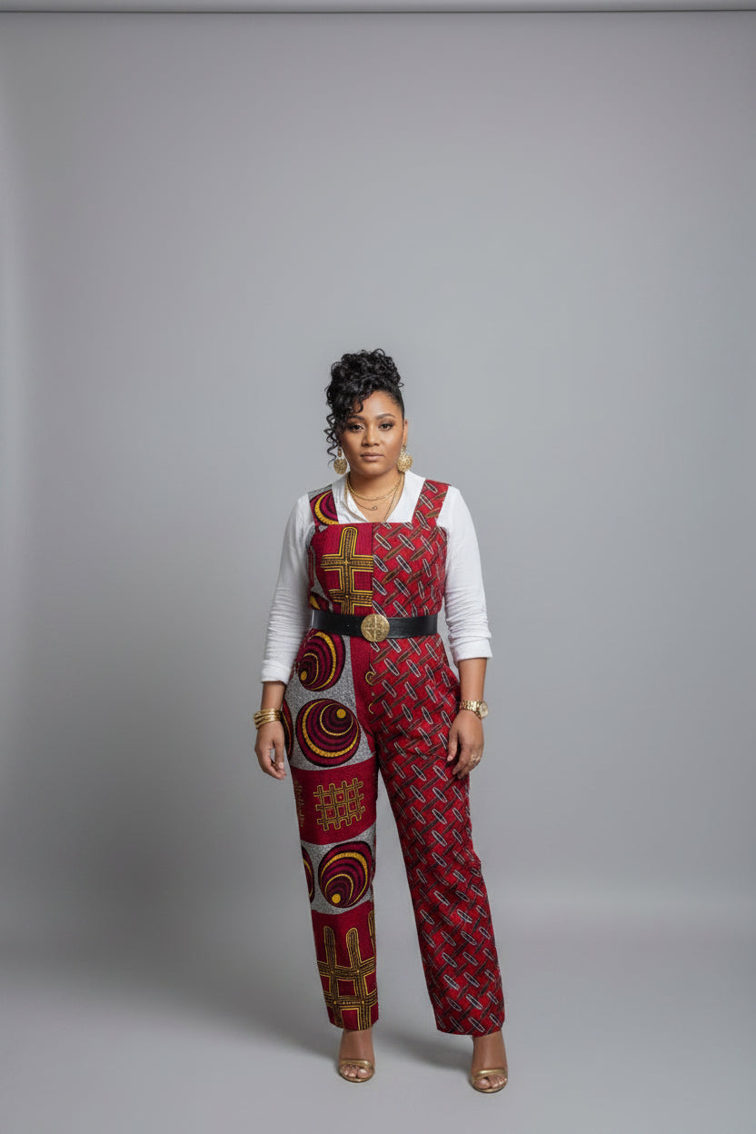 Ankara style jumpsuit