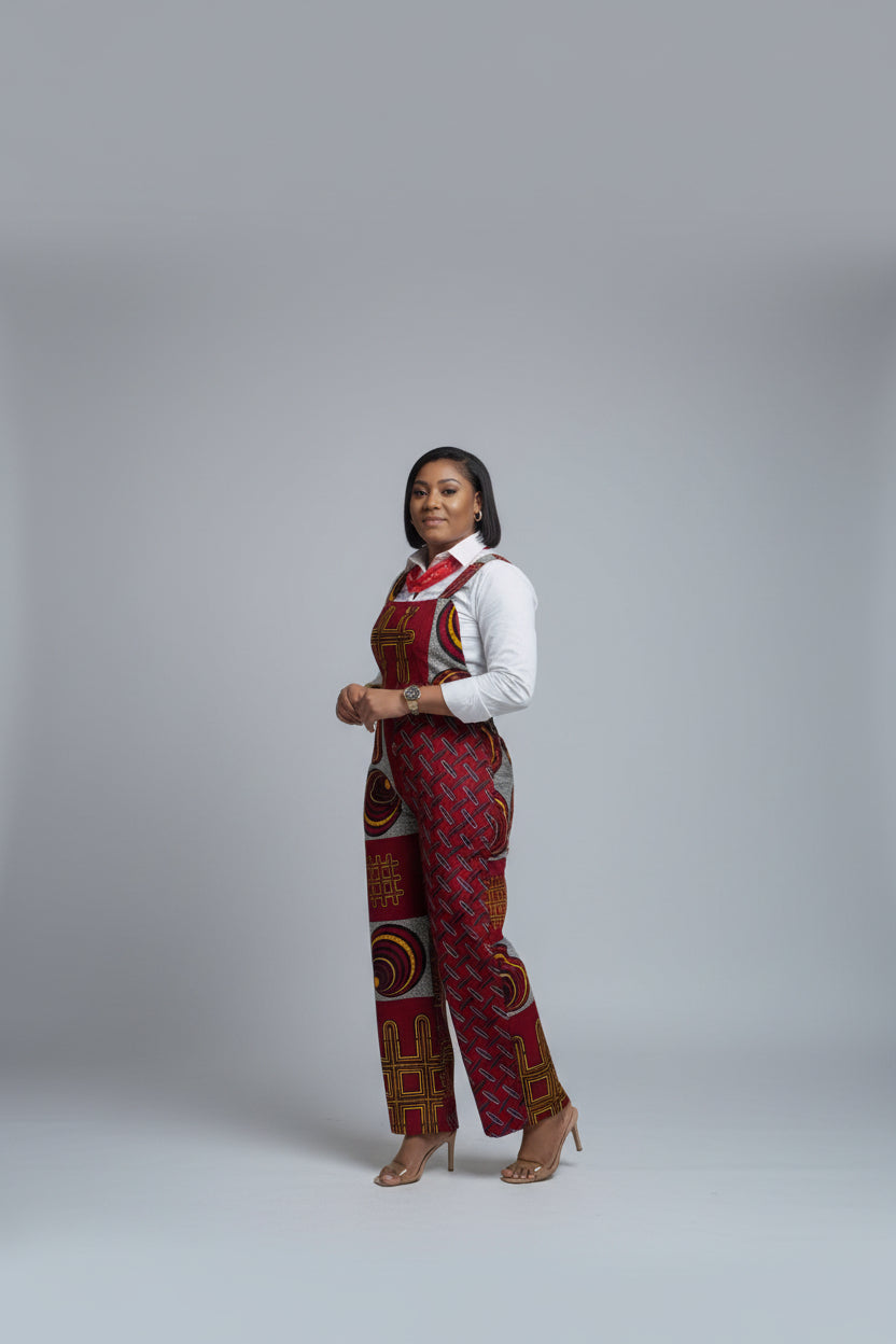 Ankara style jumpsuit